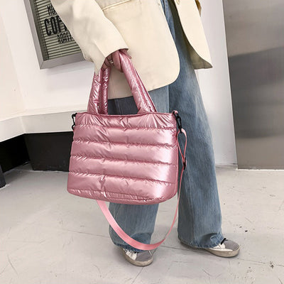 Satin Puffer Bag