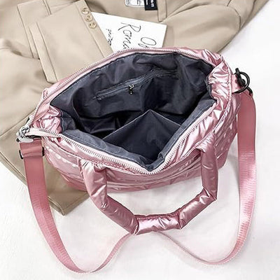 Satin Puffer Bag