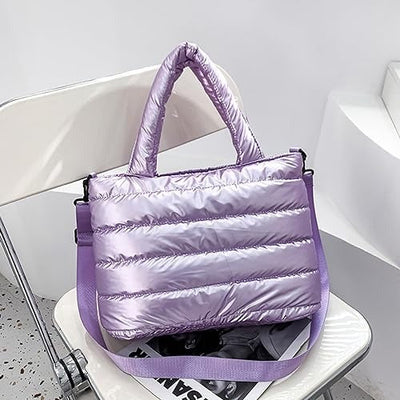 Satin Puffer Bag