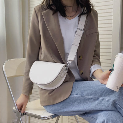 Minimal Half Moon Crossbody