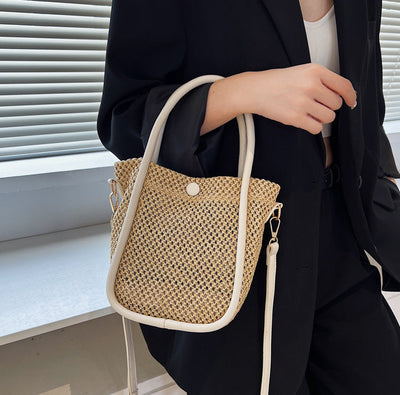 Mini Straw Tote