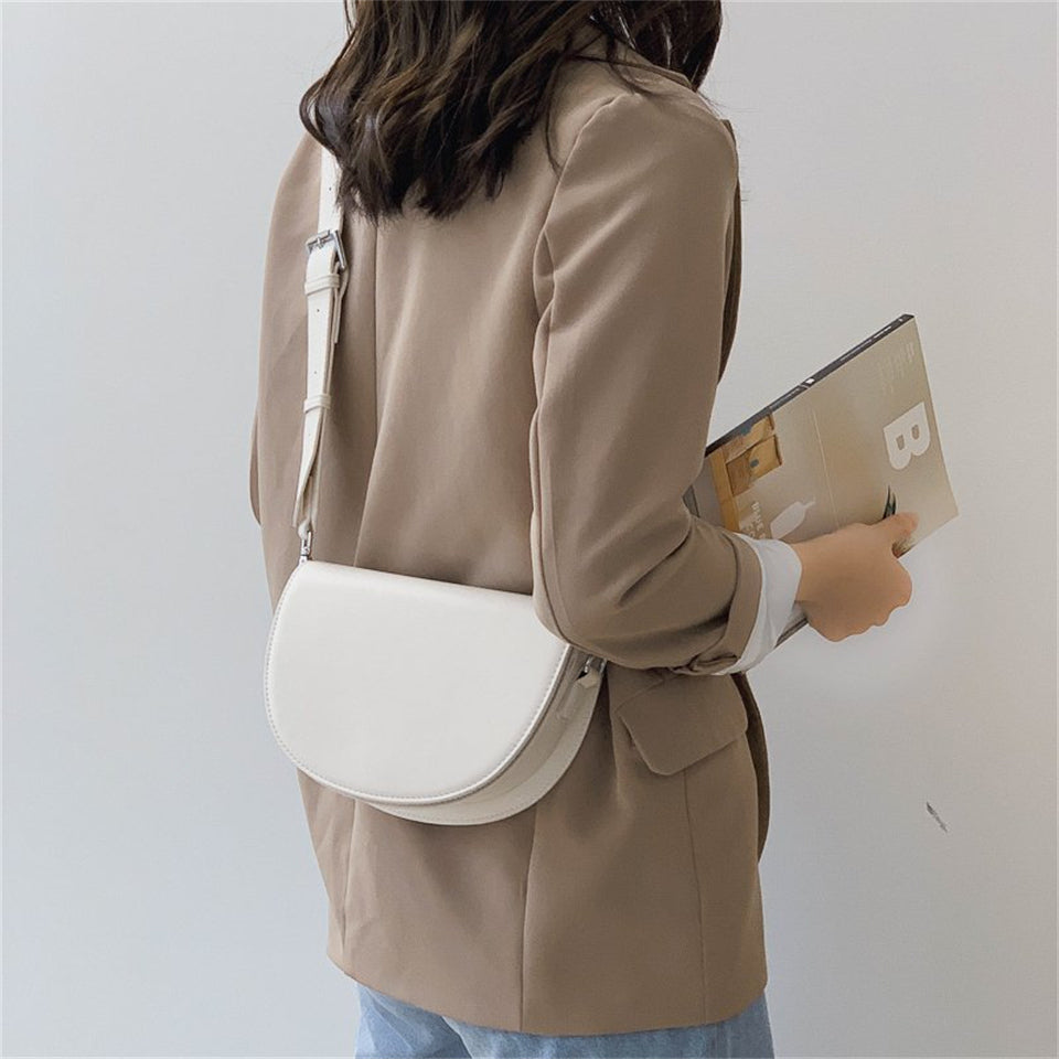 Minimal Half Moon Crossbody