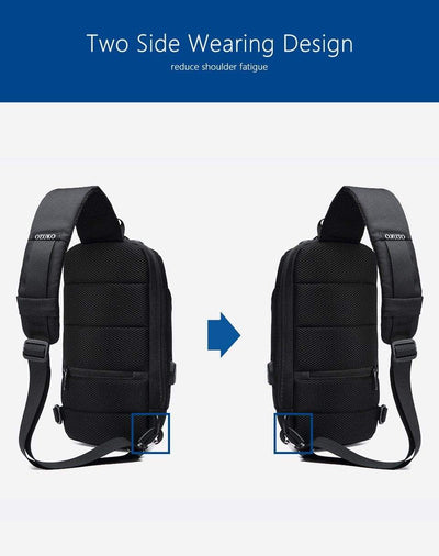 Anti-theft Waterproof Crossbody Backpack