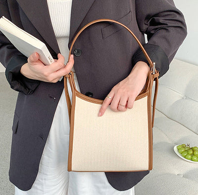 Mini Canvas Shoulder Bag