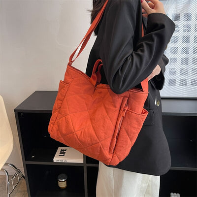 Luxee Quilted Puffer Tote