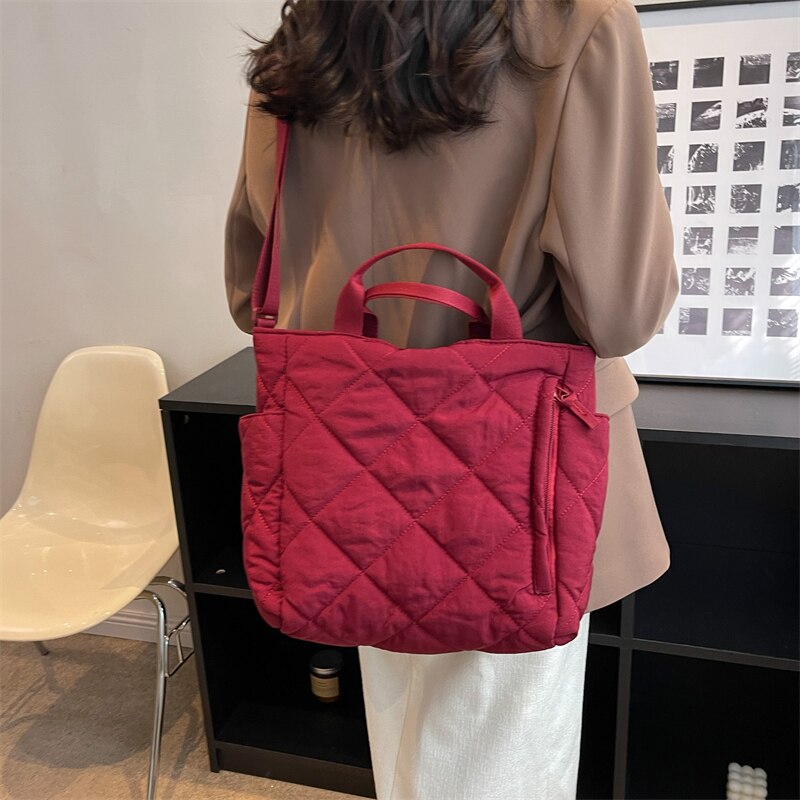 Luxee Quilted Puffer Tote