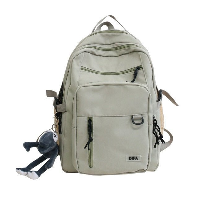 Double-Deck Waterproof School Backpack