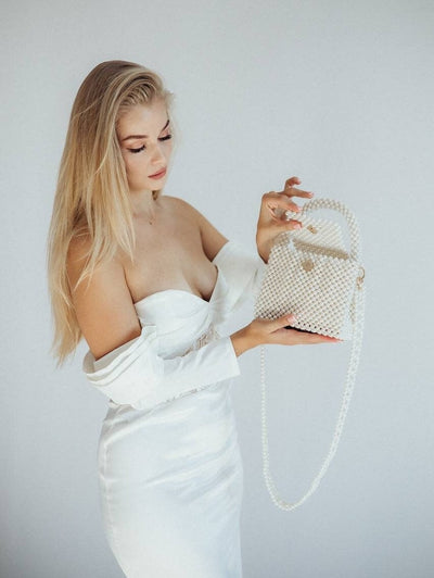 Ivory Pearl Handbag