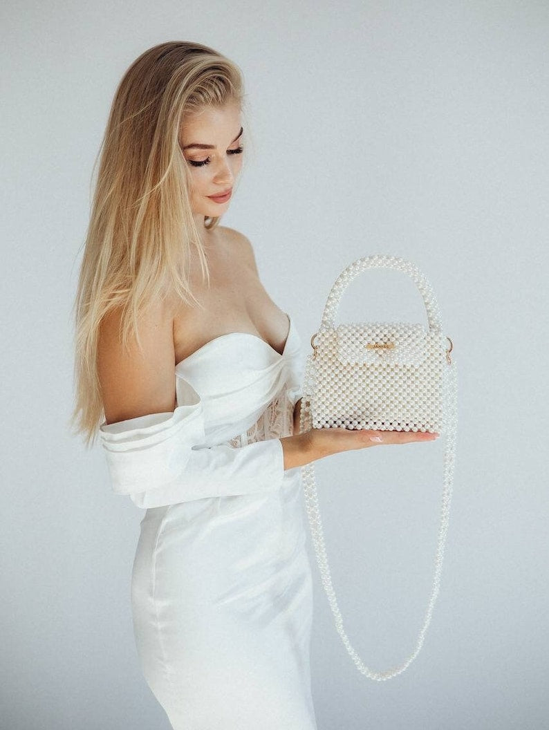 Ivory Pearl Handbag