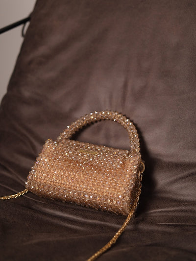 Champagne Crystal Handbag