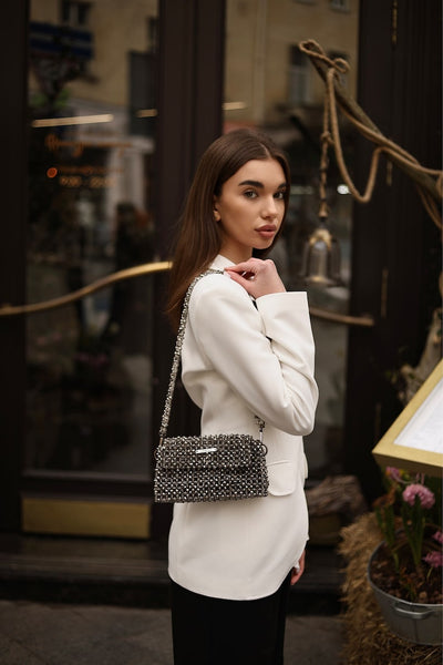 Sparkling Grey Handbag