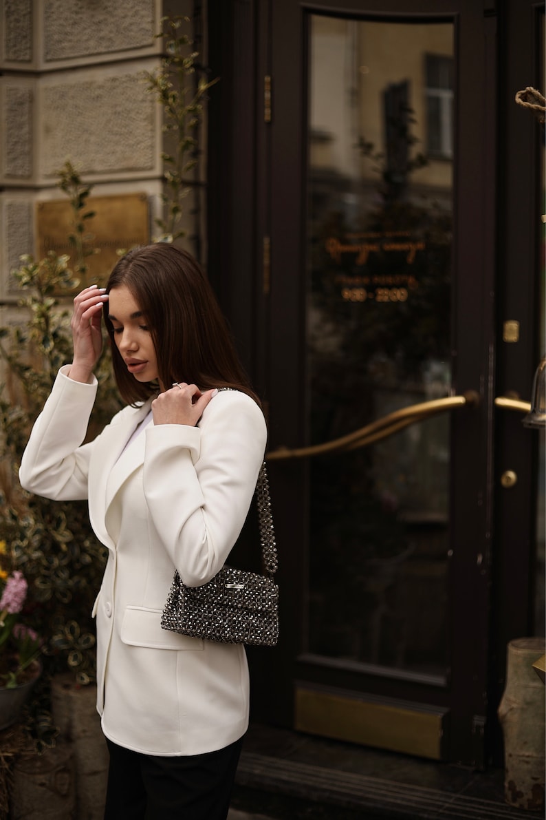 Sparkling Grey Handbag