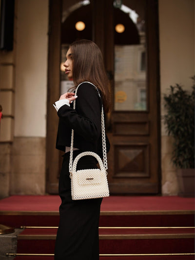 Ivory Pearl Handbag