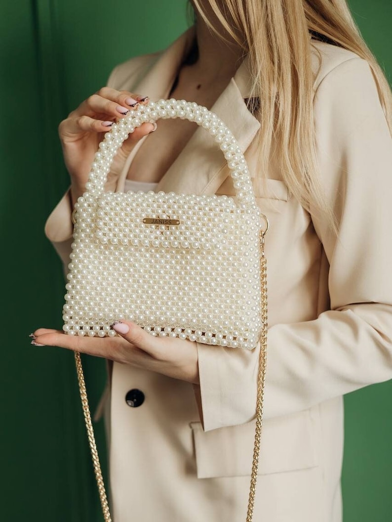 Ivory Pearl Handbag