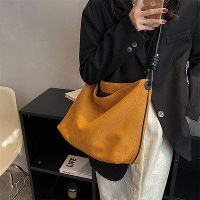 Mara Faux Suede Tote