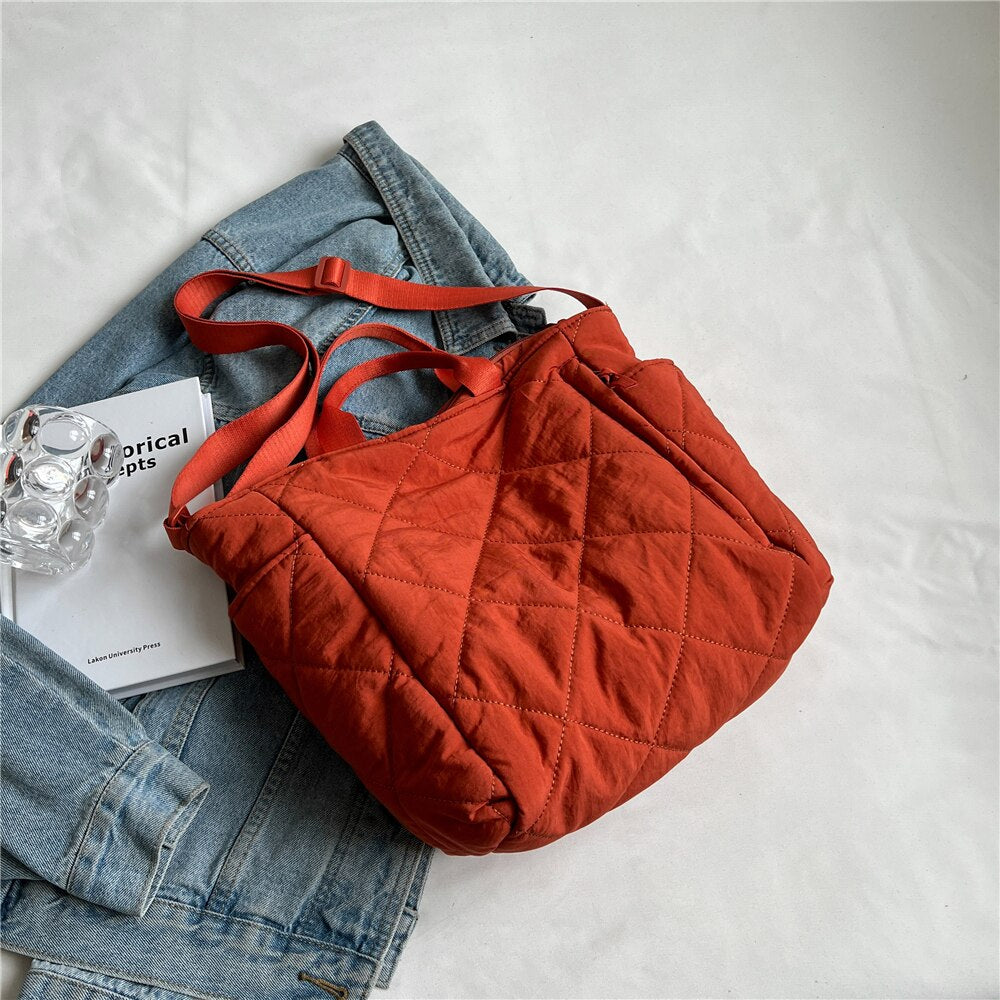 Luxee Quilted Puffer Tote