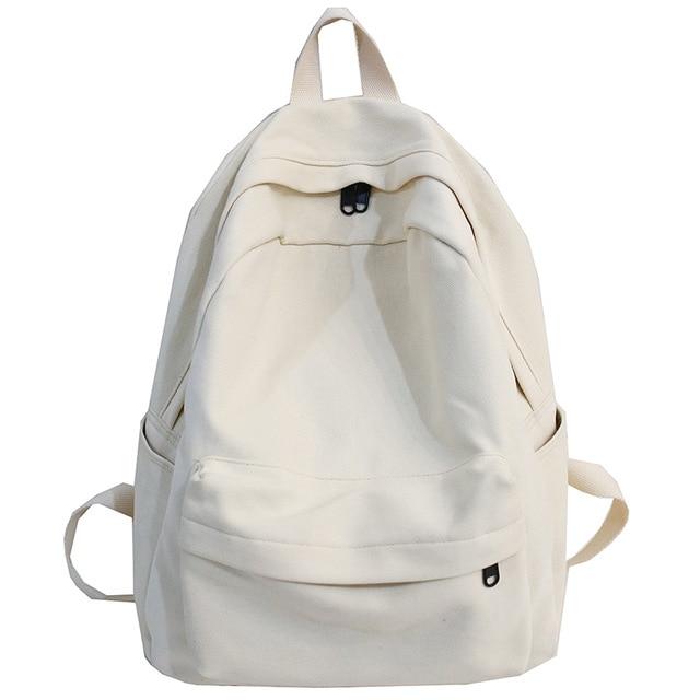 The Basic Canvas School Backpack