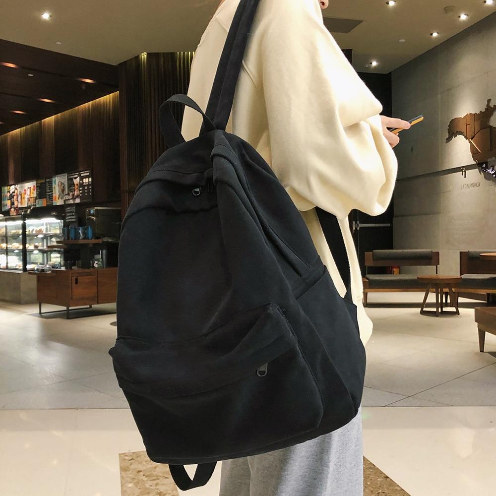 The Basic Canvas School Backpack