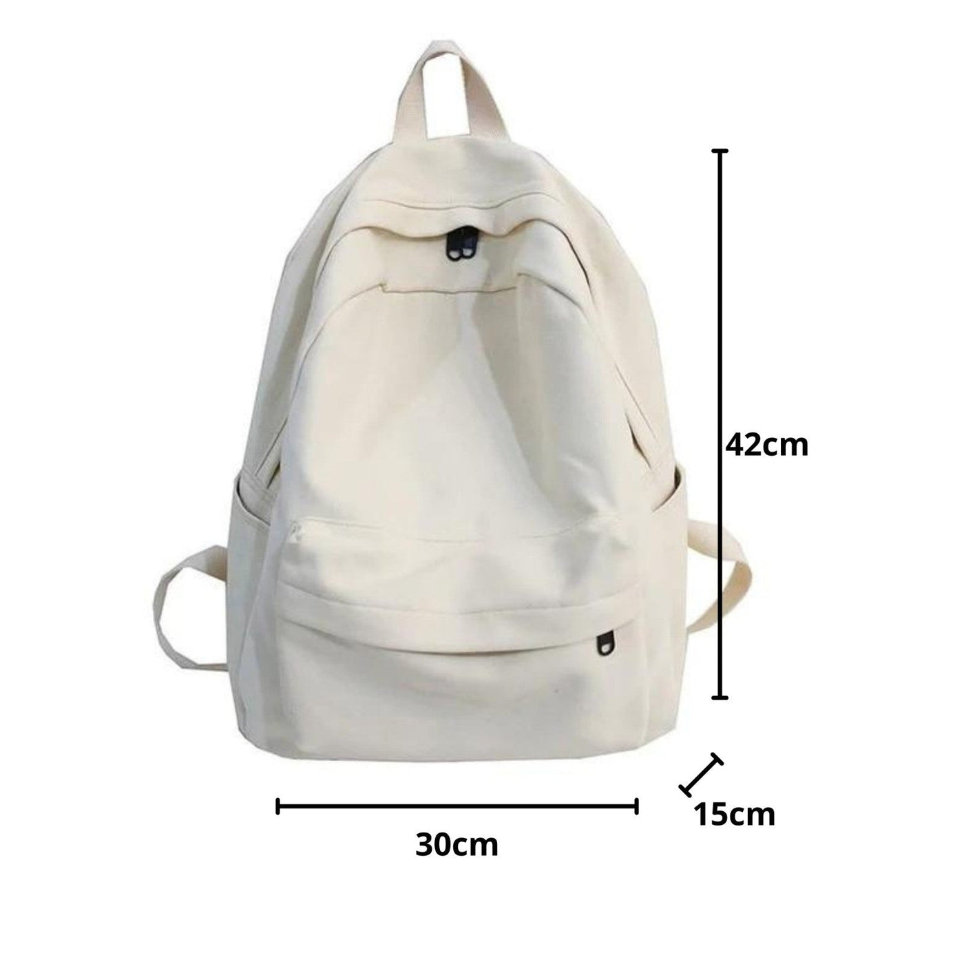 The Basic Canvas School Backpack