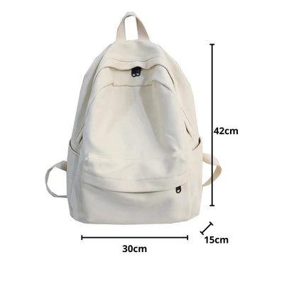 The Basic Canvas School Backpack