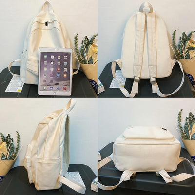 The Basic Canvas School Backpack