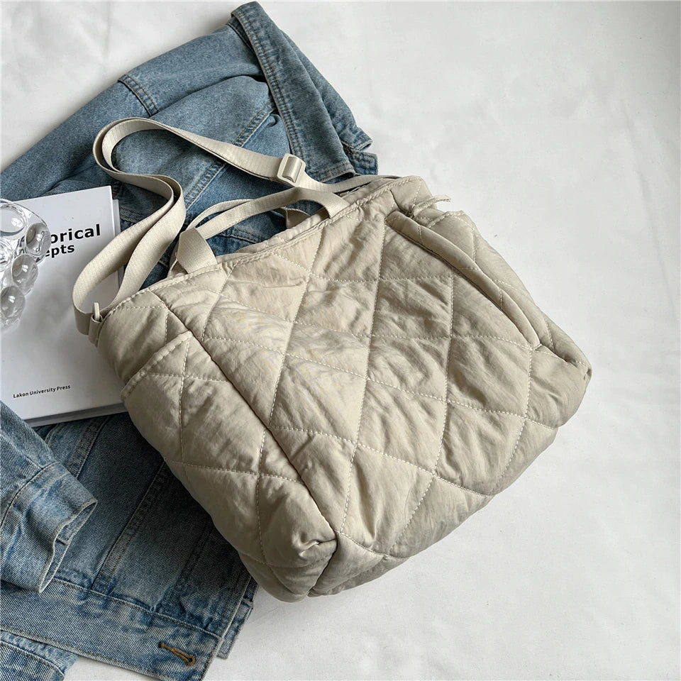 Luxee Quilted Puffer Tote